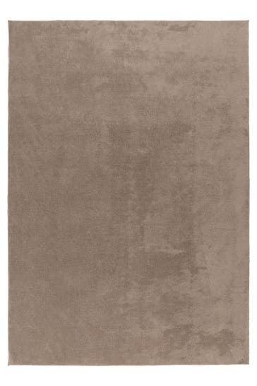 KAYOOM Wohnzimmer Kurzflor Teppich Earthquake 225 Taupe