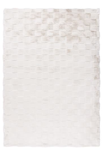 KAYOOM Kinder Kurzflor Teppich Botany 625 Elfenbein