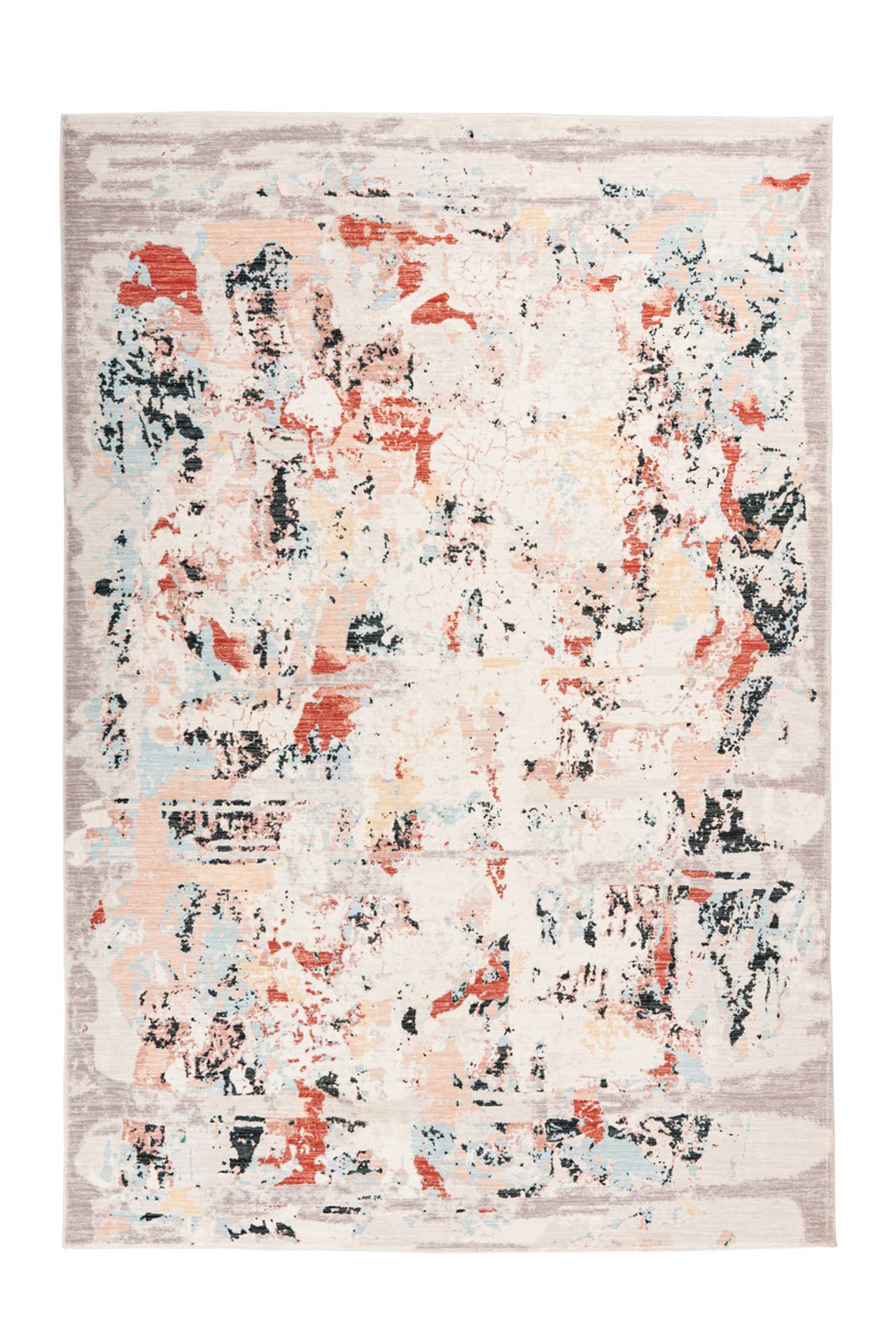 PADIRO Wohnzimmer Teppich Kurzflorteppich Piemont 125 120 x 170 cm in multi, Bild 1