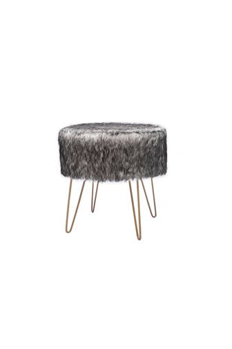 KAYOOM Hocker Mio 110 - weiß - anthrazit – eiche , modern