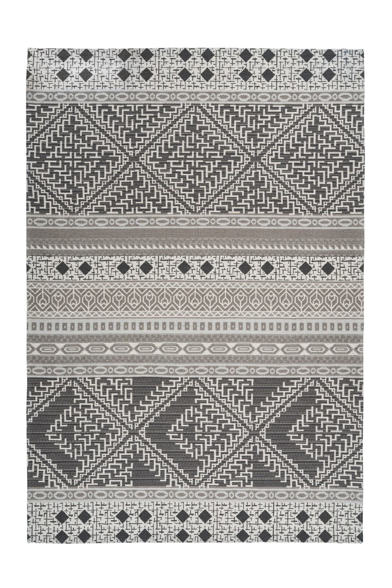 ARTE ESPINA Wohnzimmer Teppich Kurzflorteppich Yoga 225 in taupe - creme, Bild 1