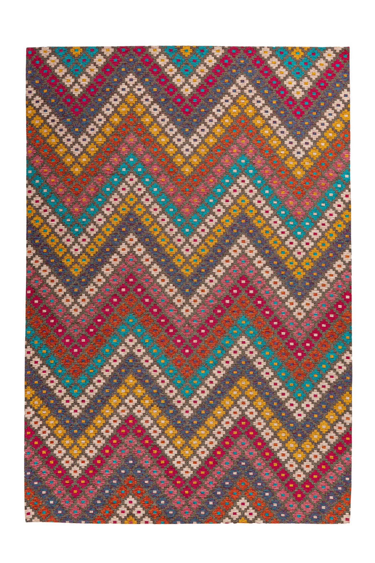 PADIRO Wohnzimmer Teppich Kurzflorteppich Primavera 225 in multi, Bild 1