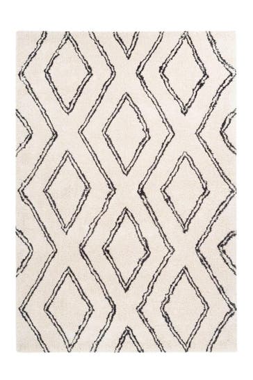 ME GUSTA Wohnzimmer Teppich Hochflorteppich Orlando 225 in elfenbein