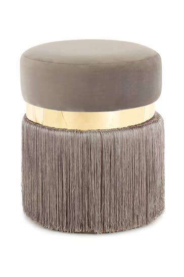KAYOOM Stühle & Sitzgruppen Hocker Alix 900 Grau / Silber