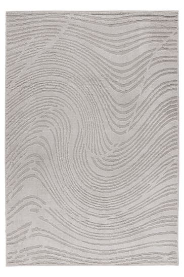 KAYOOM Kinder Kurzflor Teppich Angel 225 Silber