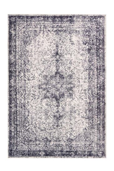 PADIRO Wohnzimmer Teppich Kurzflorteppich Piemont 825 in grau – Klassisch