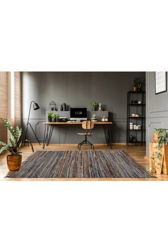 KAYOOM Wohnzimmer Teppich Neu 2026 Kurzflorteppich Sonipat 110 in braun - multi