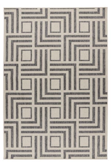 KAYOOM Wohnzimmer Kurzflor Teppich Nibru 825 Elfenbein