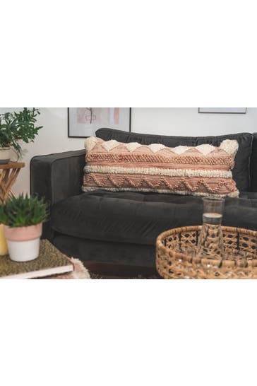 KAYOOM Kissen Kissen Bohist 225 Rosa - Creme 35cm x 95cm rosa - creme