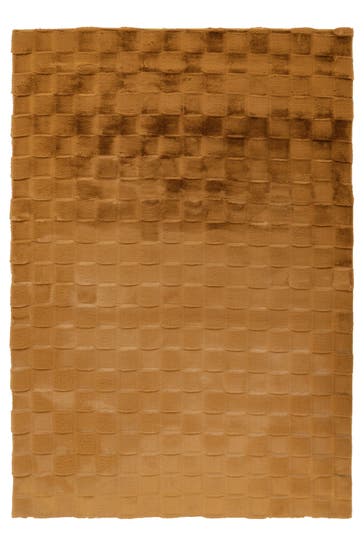 KAYOOM Kinder Kurzflor Teppich Botany 625 Gelb