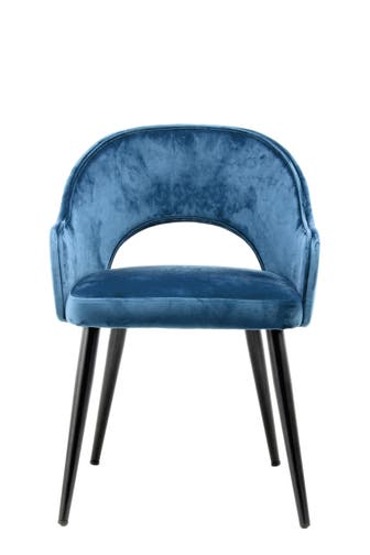 KAYOOM Stuhl Joris 110 2er-Set blau – eiche , modern