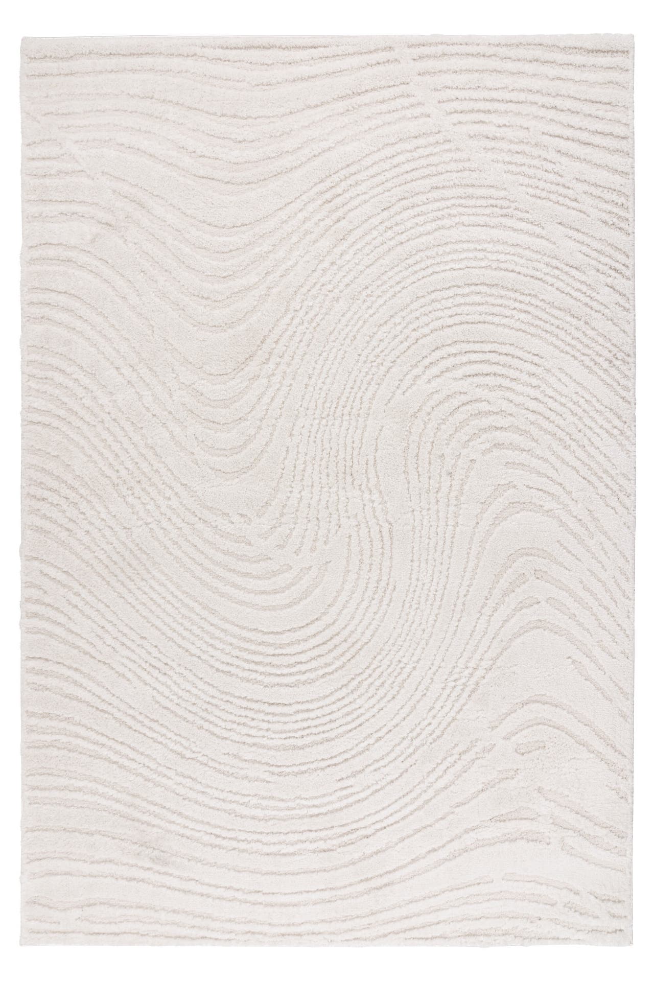 KAYOOM Wohnzimmer / Schlafzimmer Kurzflor Teppich Angel 225 Elfenbein, Bild 1