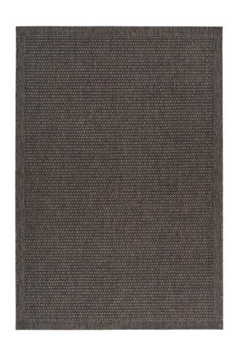 KAYOOM Wohnzimmer Teppich Kurzflorteppich Indonesia in taupe