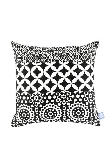 KAYOOM Kissen Dekokissen Stereo 125 Schwarz - Weiß 45cm x 45cm schwarz - weiß
