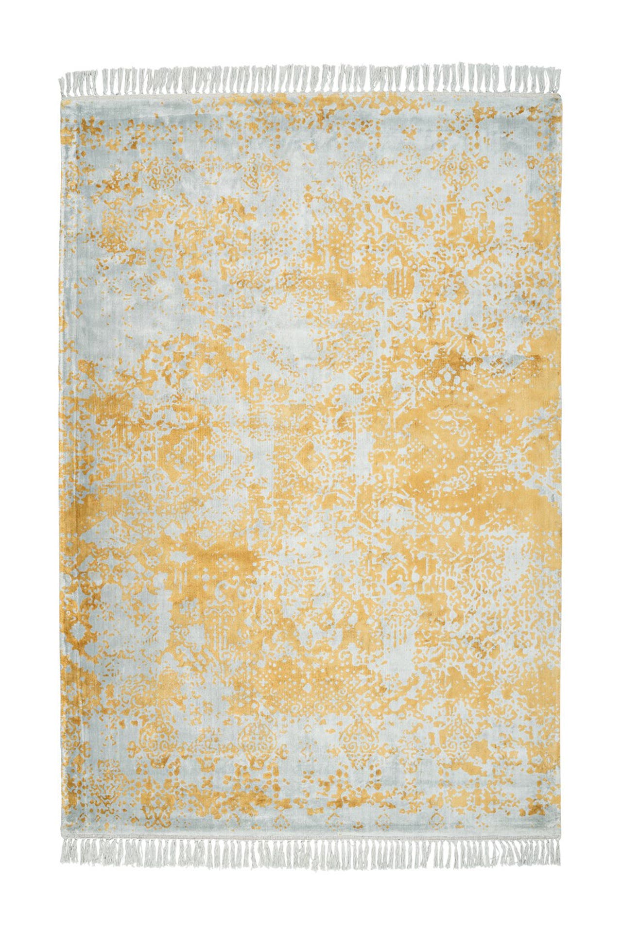 PADIRO Wohnzimmer Teppich Kurzflorteppich Dolce Vita 325 in grau - gold, Bild 1