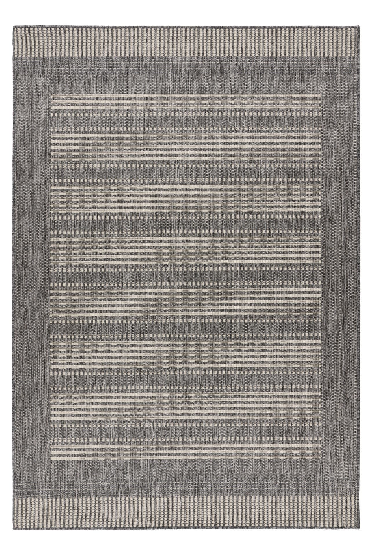 KAYOOM Wohnzimmer Kurzflor Teppich Nibru 125 Silber, Bild 1