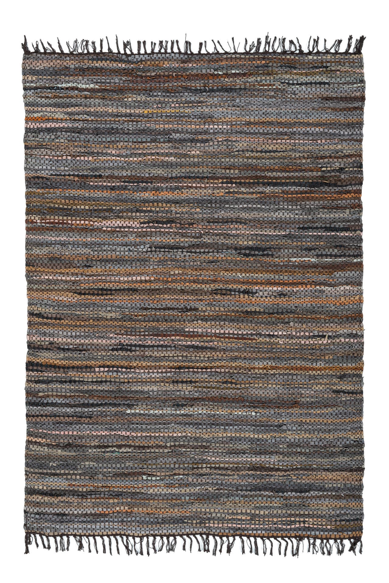 KAYOOM Wohnzimmer Teppich Neu 2026 Kurzflorteppich Sonipat 110 in braun - multi, Bild 1