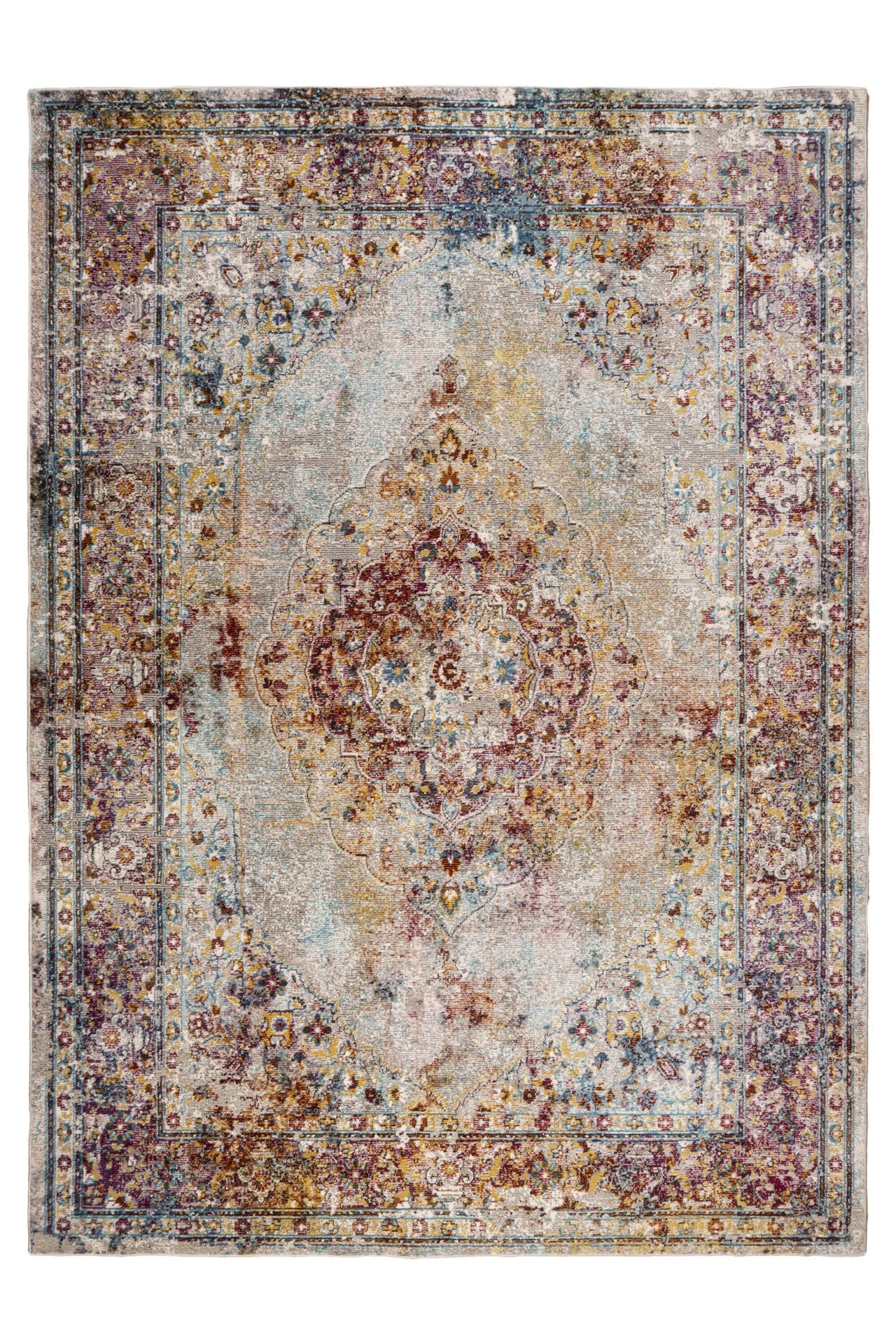 KAYOOM Wohnzimmer Kurzflor Teppich Blazing Star 325 Multi, Bild 1