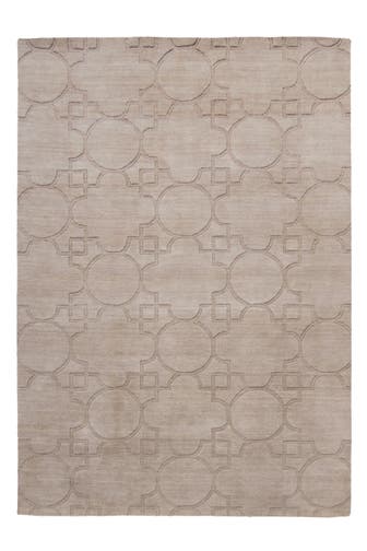 KAYOOM Wohnzimmer Teppich Kurzflorteppich Ganges 310 in beige – Klassisch