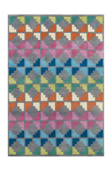 ARTE ESPINA Wohnzimmer Teppich Kurzflorteppich Cristal 8019 in multi