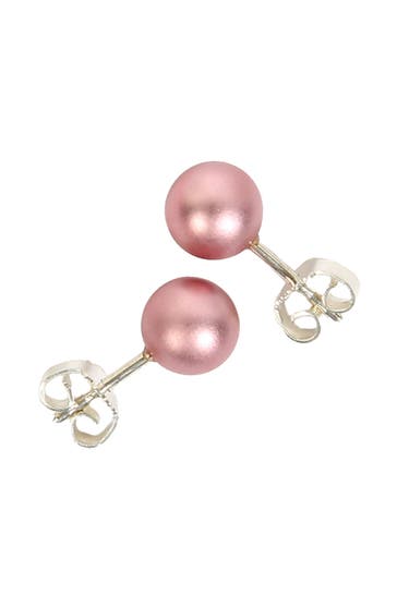 DEMARIE Ohrringe eloxiertes Aluminium rosafarben rosa