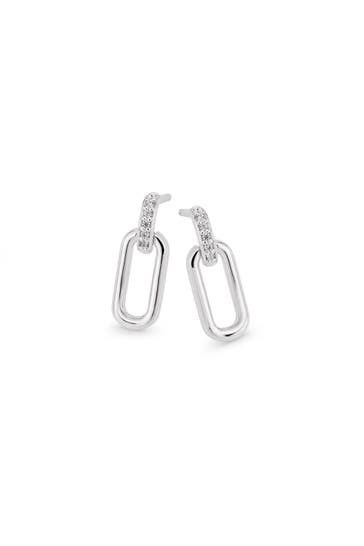 OROLINO Ohrringe Gold 585 mit 10x Brillant zus. 0,03ct. silber