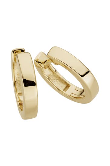 OROLINO Ohrringe Gold 585 hochglanzpoliert 13,2mm Durchmesser gelb