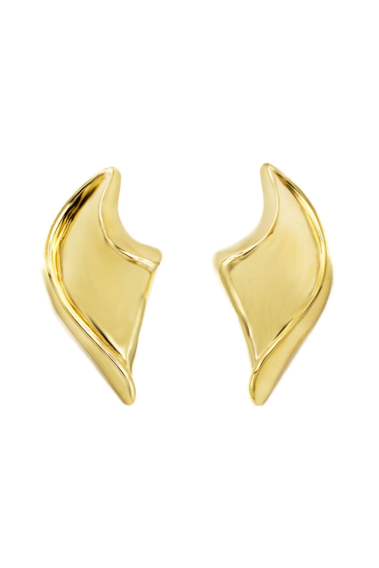 LEIS Ohrringe 925 Sterling Silber vergoldet Glänzend gelb, Bild 1