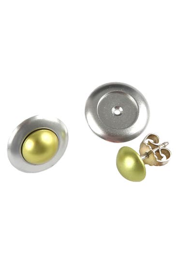 DEMARIE Ohrringe eloxiertes Aluminium gelb