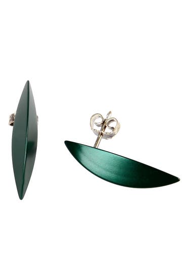 DEMARIE Ohrringe eloxiertes Aluminium grün