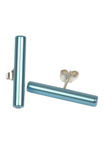 DEMARIE Ohrringe eloxiertes Aluminium hellblau hellblau