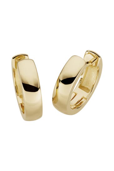 OROLINO Ohrringe Gold 585 hochglanzpoliert 3,4mm Breite, 13,2mm Durchmesser gelb