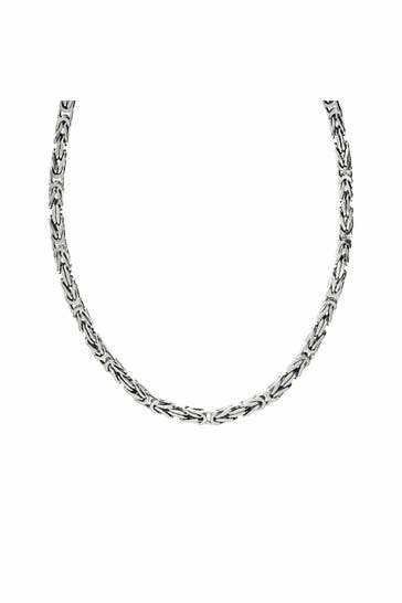 ZEEME Kette Königskette 925-/ Sterling Silber poliert silber