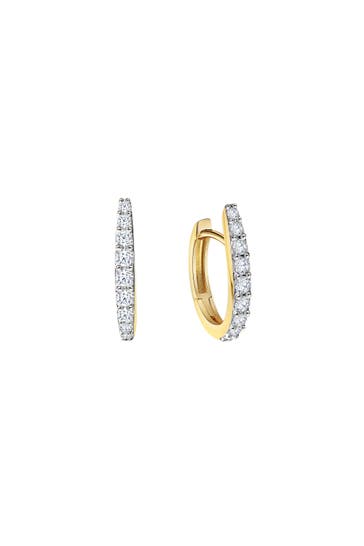 FASCINATION BY ELLEN K. Ohrringe 585/- Gelbgold bicolor Zirkonia mehrfarbig