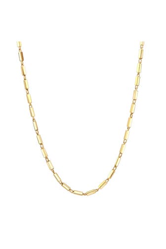CELESTA Kette 925/- Sterling Silber vergoldet Stäbchen gelb
