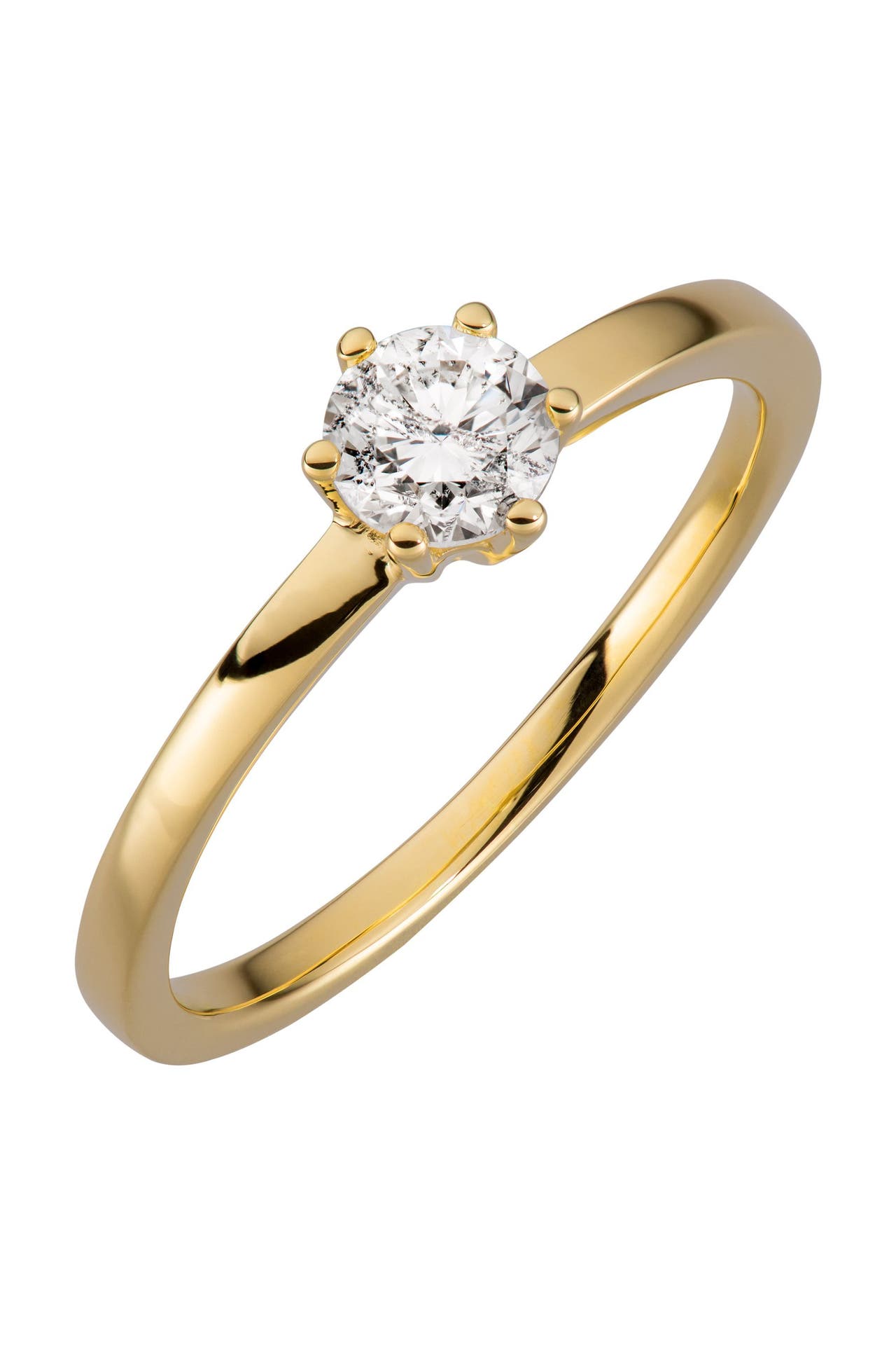 OROLINO Ring Gold 750 mit natürlichem Brillant 0,50 ct. gelb, Bild 1