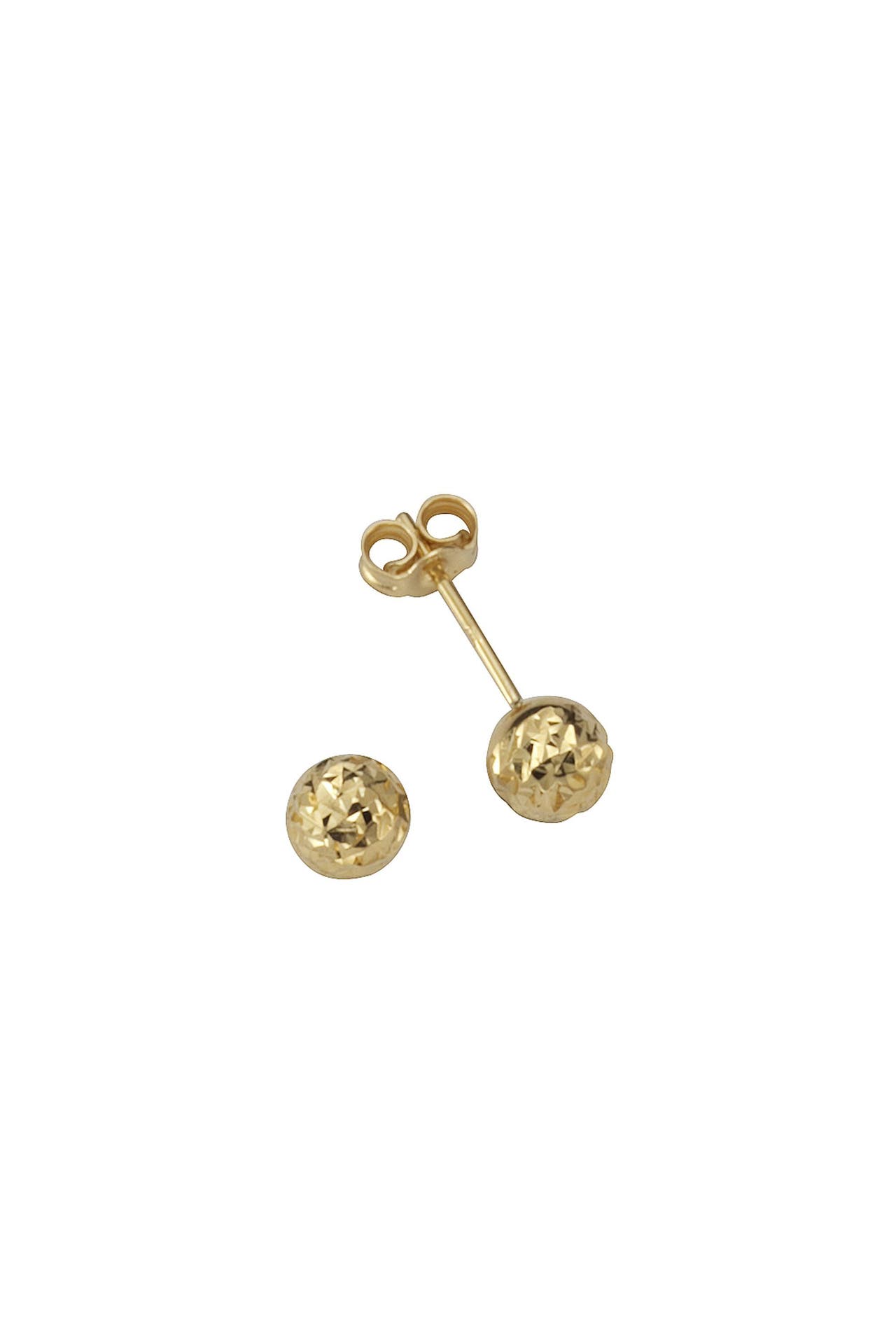FASCINATION BY ELLEN K. Ohrringe 585/- Gelbgold Kugel Ø 5mm gelb, Bild 1
