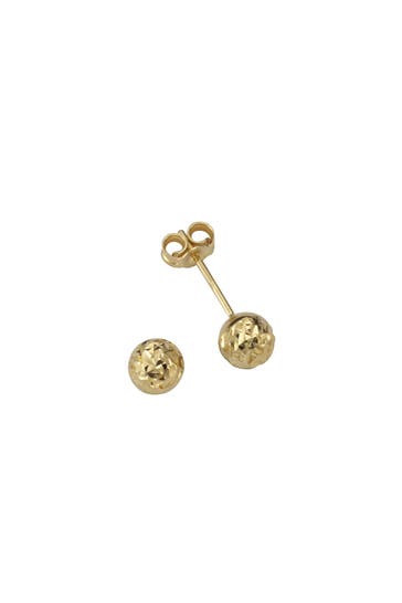 FASCINATION BY ELLEN K. Ohrringe 585/- Gelbgold Kugel Ø 5mm gelb