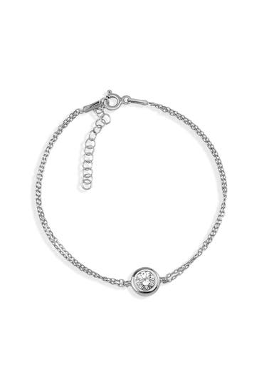 DKENIZ Armband 925/- Sterling Silber Solitär silber