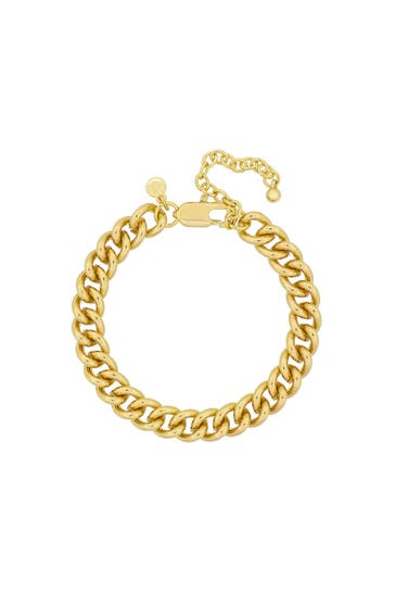 FASHIONBOX Armband Messing  vergoldet gelb