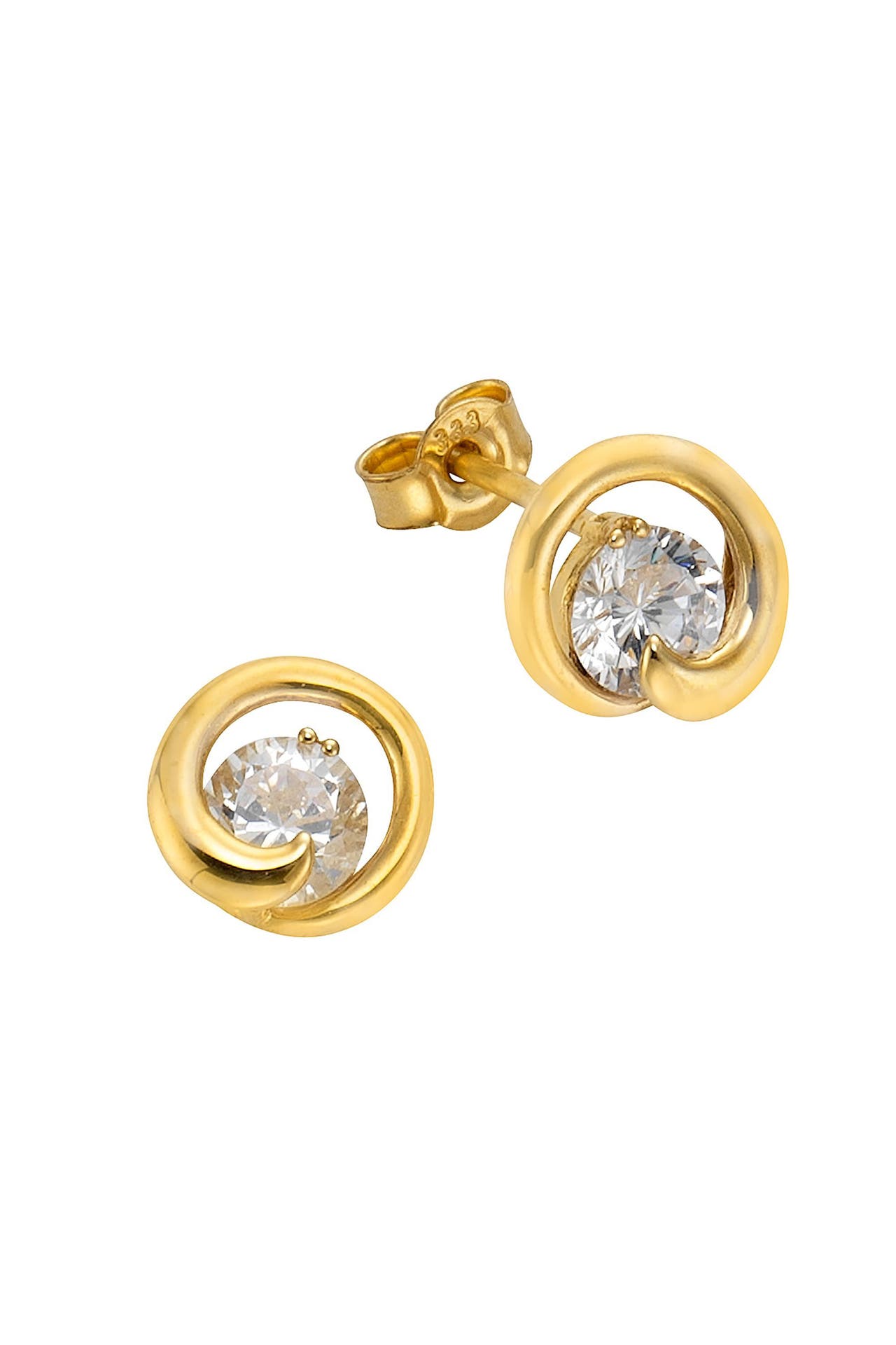 FASCINATION BY ELLEN K. Ohrringe 585/- Gelbgold Zirkonia gelb, Bild 1