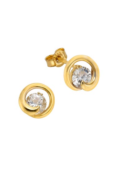 FASCINATION BY ELLEN K. Ohrringe 585/- Gelbgold Zirkonia gelb