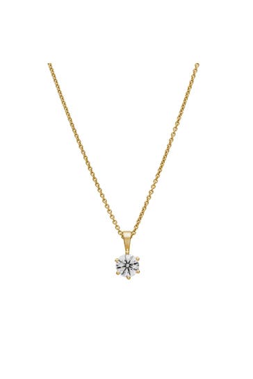 LYOMI Kette 585/- Gelbgold  1 synth. Diam. 0,75 ct. gelb