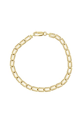 FASCINATION BY ELLEN K. Armband Gold 375 mit Karabinerverschluss 19cm lang gelb