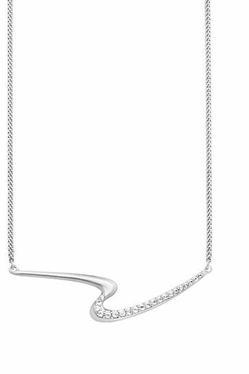 CAI Kette 925/- Sterling Silber rhodiniert Topas silber