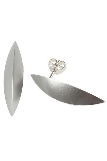 DEMARIE Ohrringe eloxiertes Aluminium silber