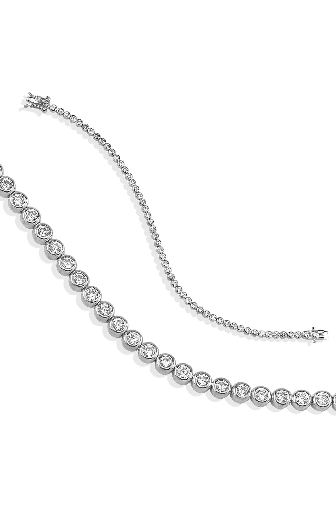 DKENIZ Armband 925/- Sterling Silber Tennisarmband silber, Bild 1