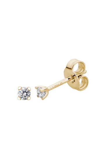 LYOMI Ohrringe 585/- Gelbgold  2 synth. Diam. 0,10 ct. gelb
