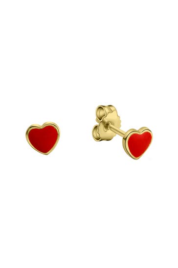ZEEME Ohrringe Gold 333 Motiv Herz