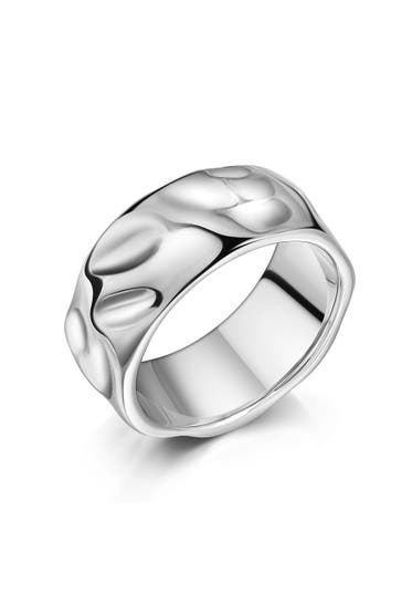 ZEEME Ring Edelstahl hochglanzpoliert silber